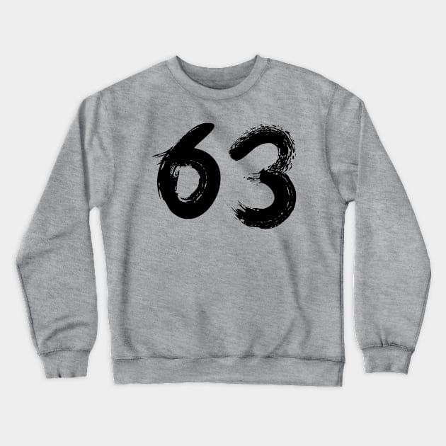 Number 63 Crewneck Sweatshirt by Erena Samohai